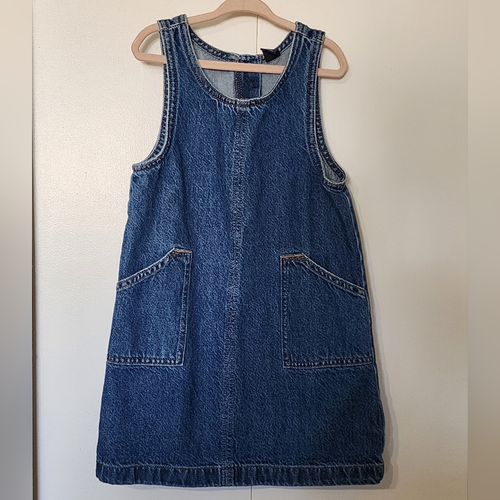 GAP Blue Denim Casual Kids Dress